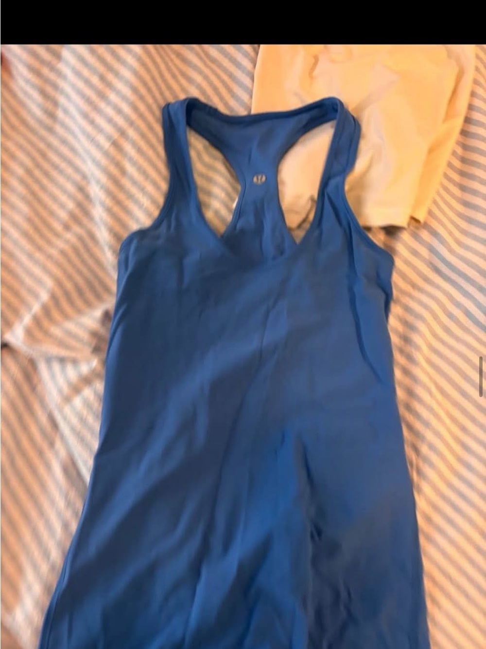 lululemon athletica Blue Racerback Women's Bodysuit